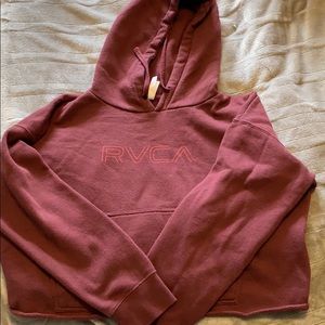 (SOLD) Cropped RVCA Hoodie